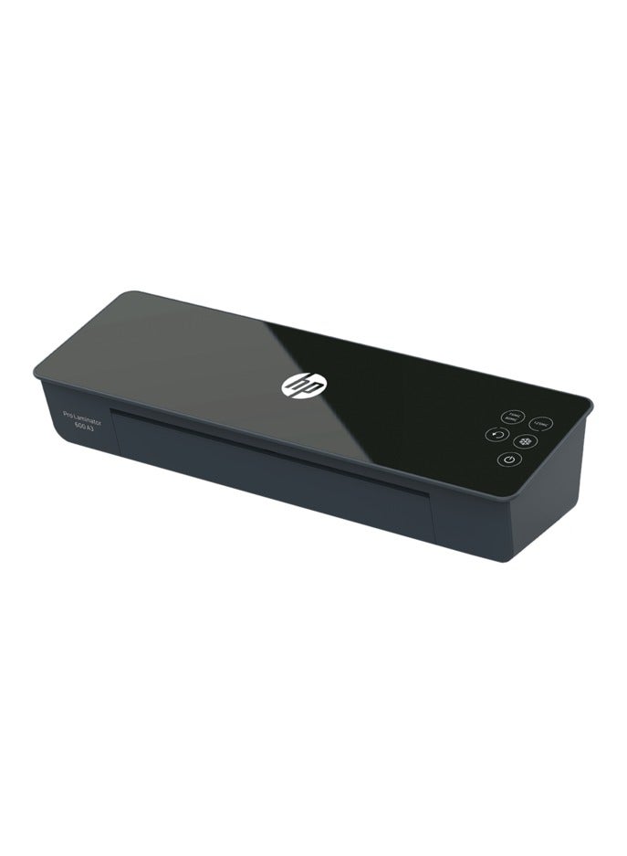 HP Pro Laminator 600 A3 Office Laminator Machines, Hot/Cold Lamination, Business Cards to A3 Sheetsl, 75/80-125mic - 3164 Black - Image 1