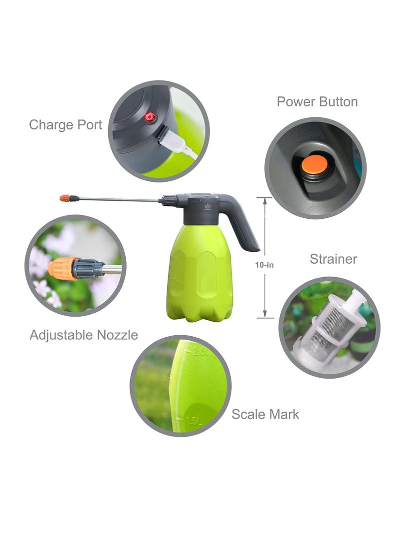 Excefore ES2-PRO Electric Spray Bottle 2L/0.5Gallon, Rechargeable Battery Powered Sprayer Spray 60 Bottles On a Single Charge, Automatic Plant Mister，Pump Sprayer,Indoor Watering Can For Plants  - Image 2