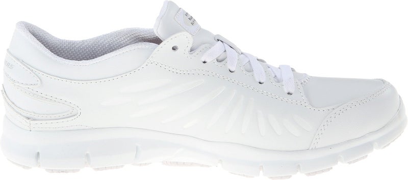 Skechers Women's Eldred Dewy Shoe, White, 7 M US - Image 4