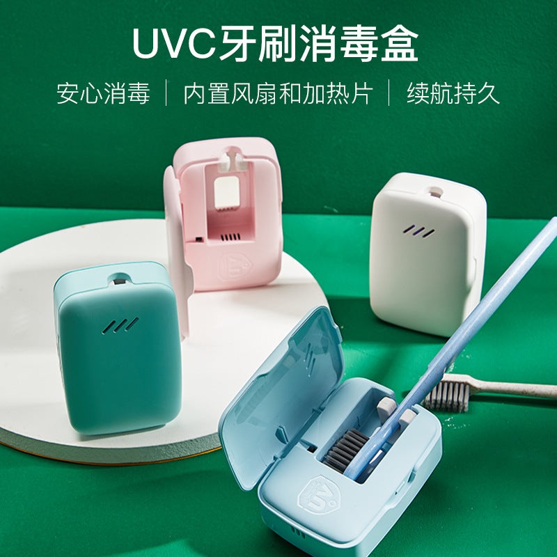 Toothbrush Sterilizer Drying Uv Disinfection Uvc Led Toothbrush Disinfection Box Usb Charging Portable Smart - Image 3
