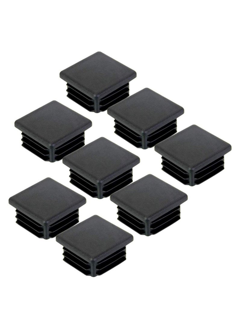 SYOSI 20PCS Square Plastic Plugs, (2 Inch) Insert End Caps Square Tubing Post Caps Hydanle Tubing End Caps Protective End Caps Square Tubing Closure Plugs End Covers for Square Tubing Table Chair Shelf - Image 1