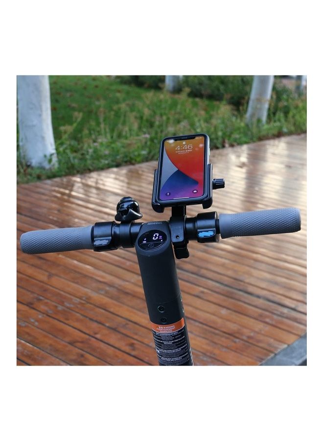 Ninebot Phone Mount, Adjustable Electric Scooter eMoped Bicycle Handlebar Phone Holder, Fits All iPhone's, 12, 11, X, iPhone 8, All Samsung Galaxy, Holds Any Phone 4-6.5 inches Cellphone - Image 4