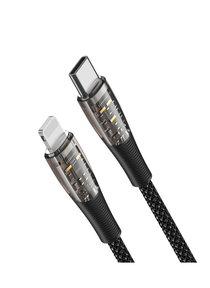 DUZZONA - iPhone Lightning Data Cable, Type USB C to Lightning PD20W Fast Charging Cable - Image 1