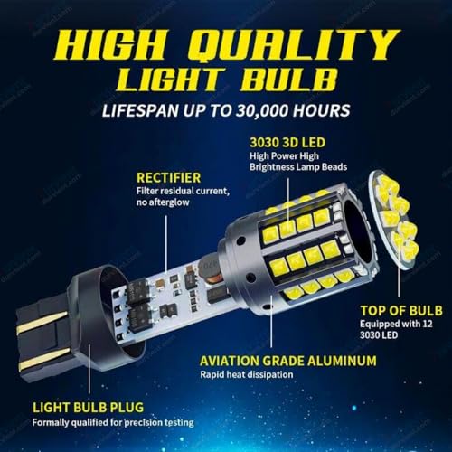 Durvient.com® Bright 44SMD BAU15S PY21W 1156 150° Cross/Angled Pin LED for Car Bike Turn Signal Indicator (1 Pair, Amber) - Image 3