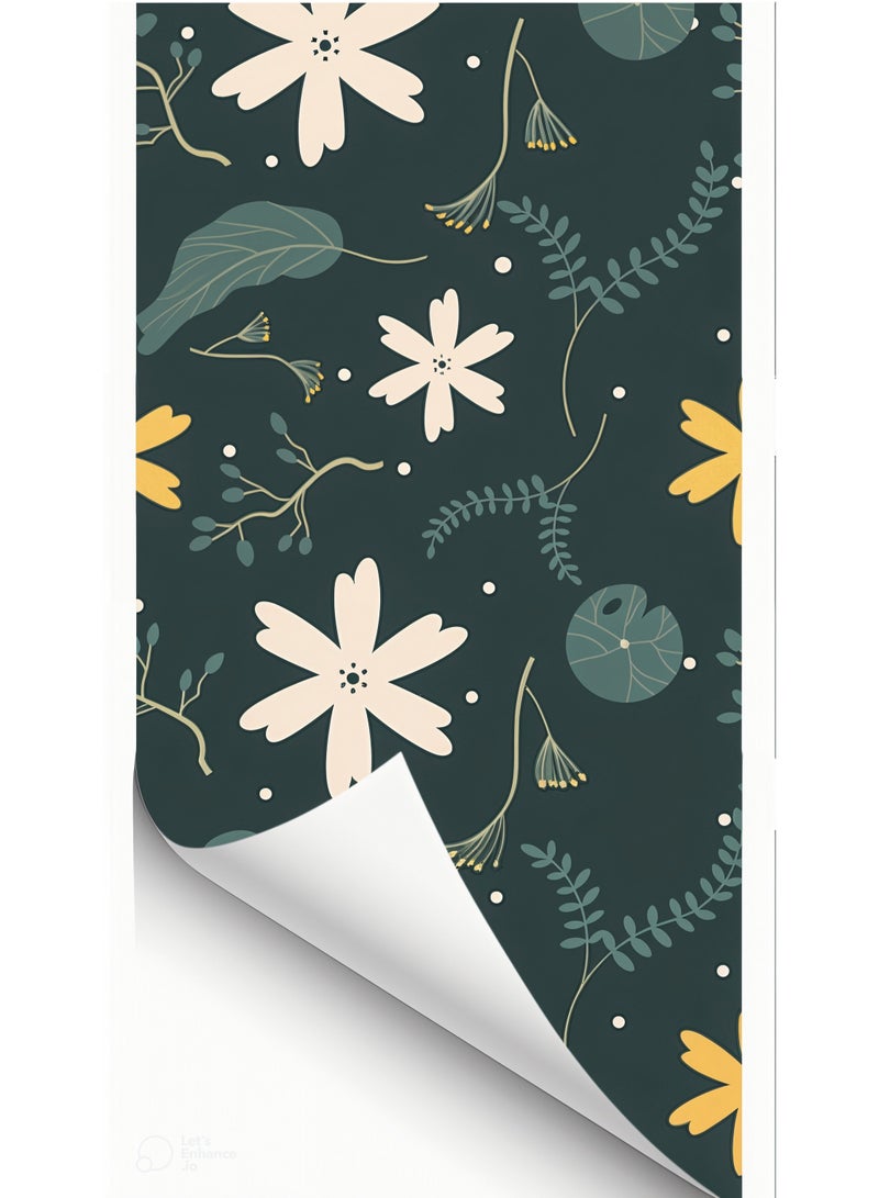 Anna Eco-friendly Moisture-Resistant and Oil-Proof Self-Adhesive Wallpaper with Colorful Patterns for Home Decoration - Image 1