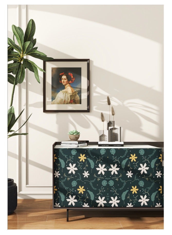 Anna Eco-friendly Moisture-Resistant and Oil-Proof Self-Adhesive Wallpaper with Colorful Patterns for Home Decoration - Image 4