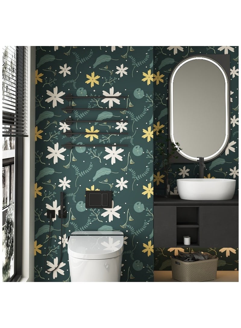 Anna Eco-friendly Moisture-Resistant and Oil-Proof Self-Adhesive Wallpaper with Colorful Patterns for Home Decoration - Image 3