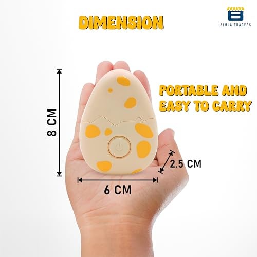 BTfash Baby Nail Trimmer Electric Manicure Set, Gentle & Safe Nail File for Newborns, Infants & Toddlers with 3 Grinding Heads, Quiet Operation & Protective Eggshell Case. (NT002_YELLOW) - Image 4