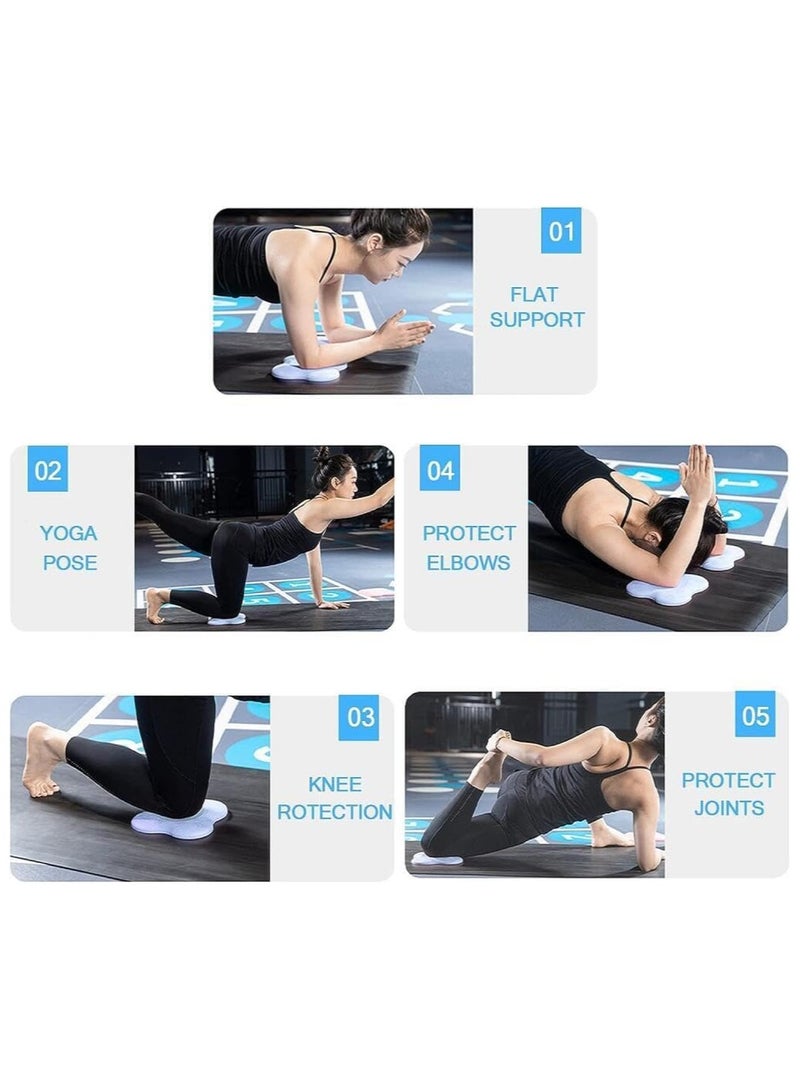 Cuken 2 Packs Yoga Knee Pad Cushion, Extra Thick for Knees, Elbows, Wrist Hands and Head, Foam Pilates Kneeling Pad, Yoga Knee Cushion, Thick Exercise Pads (Blue) - Image 4