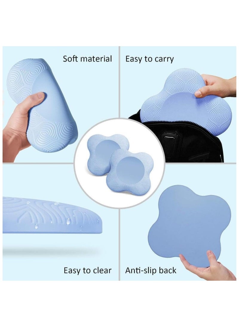 Cuken 2 Packs Yoga Knee Pad Cushion, Extra Thick for Knees, Elbows, Wrist Hands and Head, Foam Pilates Kneeling Pad, Yoga Knee Cushion, Thick Exercise Pads (Blue) - Image 3