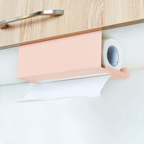 Home-Cloud Home Cloud Tissue Holder Stainless SteelToilet Paper Holder Wall Mounted Light Weight Beautiful Decorative Designed with Colors Option for Kitchen Bathroom Office 1pc Size10Hx12Wx27L Pink - Image 3