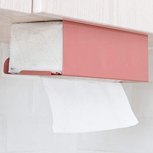 Home-Cloud Home Cloud Tissue Holder Stainless SteelToilet Paper Holder Wall Mounted Light Weight Beautiful Decorative Designed with Colors Option for Kitchen Bathroom Office 1pc Size10Hx12Wx27L Pink - Image 1