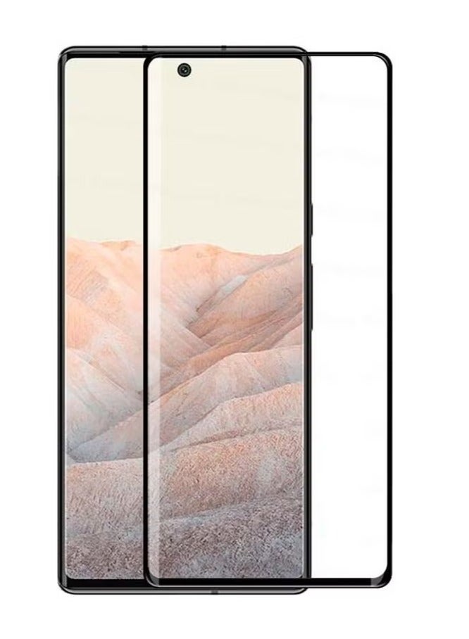 ELTRAZONE Full Glue Tempered Glass Screen Protector for Google Pixel 6 Pro | Ultimate Black Protection, Bubble-Free, HD Clarity, Full Coverage - Image 3