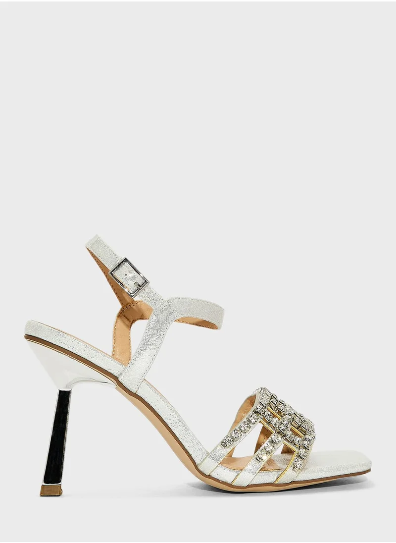 MENBUR Ankle Strap High Heel Sandals