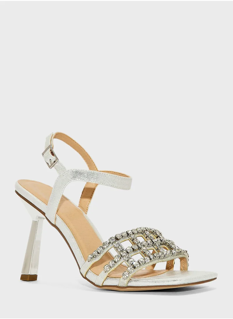 MENBUR Ankle Strap High Heel Sandals