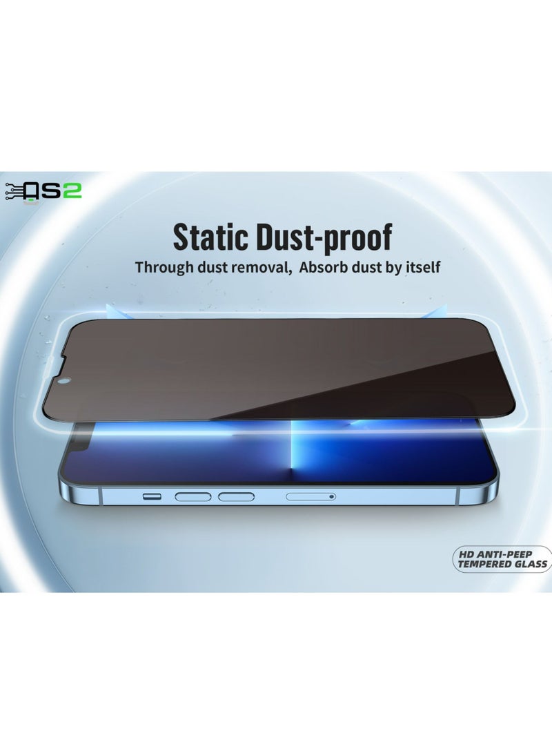 AS2 iPhone 14 Pro tempered glass Clear Screen protector - 6.1 inch - Image 2