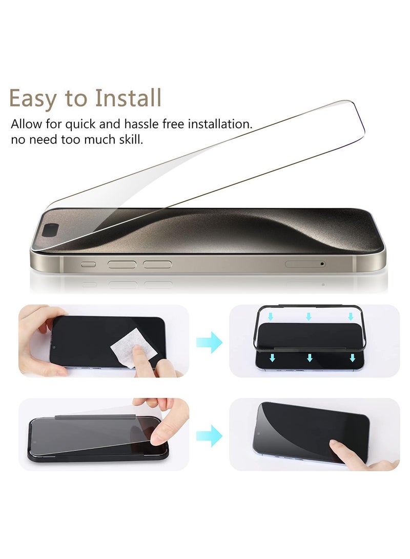 AS2 iPhone 14 Pro tempered glass Clear Screen protector - 6.1 inch - Image 4