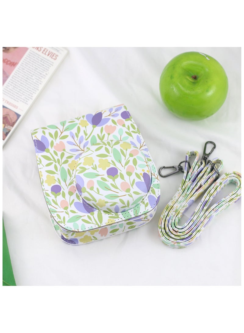 General Instant mini 12/11/8/9 universal camera bag small fresh colorful forest magnetic back pocket storage camera bag  - Image 1