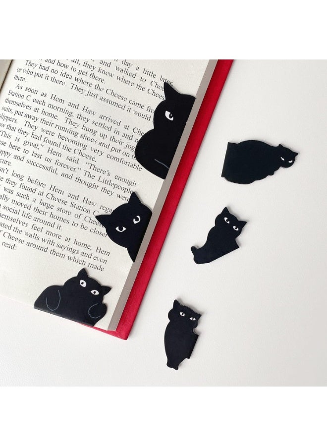 Magnetic Bookmarks - 6 Pieces Assorted Cute Book Markers Clip Set for Women Teachers Students Book Lovers Reading, for School Office Home Supplies, Kawaii Cat Magnet Page Markers - Image 1