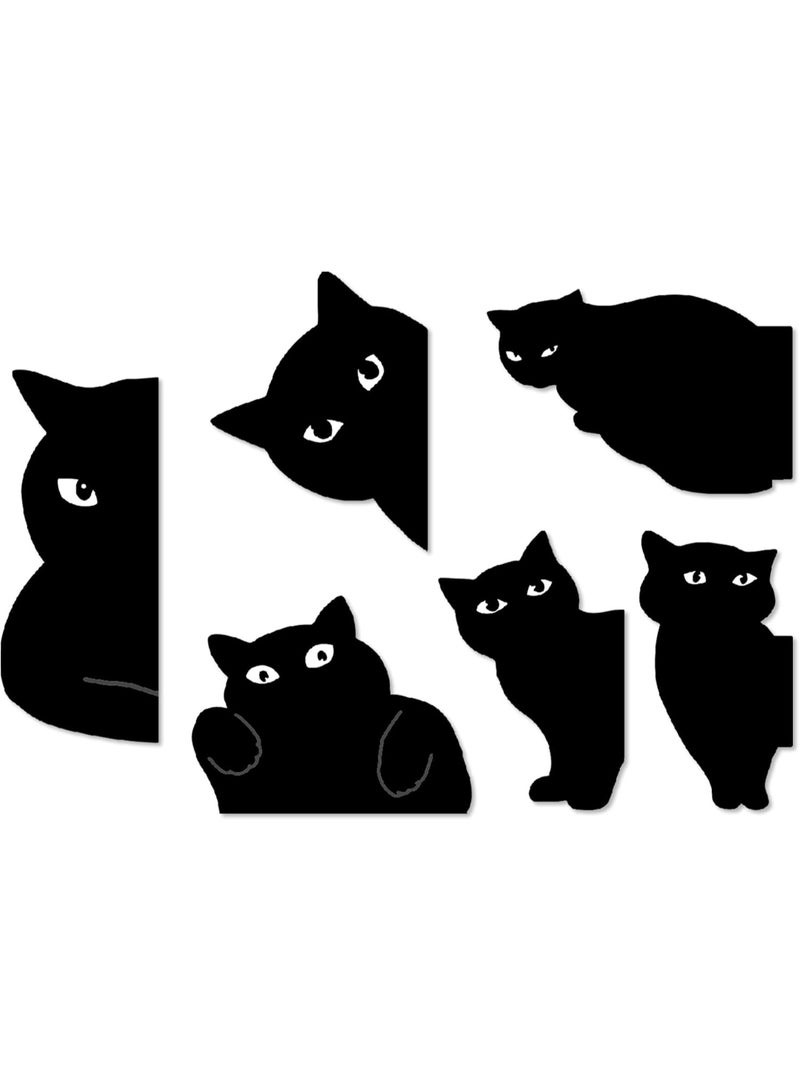Magnetic Bookmarks - 6 Pieces Assorted Cute Book Markers Clip Set for Women Teachers Students Book Lovers Reading, for School Office Home Supplies, Kawaii Cat Magnet Page Markers - Image 2