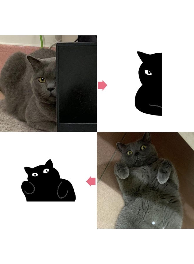 Magnetic Bookmarks - 6 Pieces Assorted Cute Book Markers Clip Set for Women Teachers Students Book Lovers Reading, for School Office Home Supplies, Kawaii Cat Magnet Page Markers - Image 4