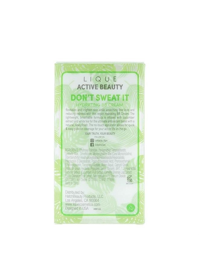 LIQUE Active Don't Sweat It Light-Coverage BB Cream Stick, Revitalize & Brighten Skin While Smoothing Fine Lines & Reducing Redness, Dewy Finish, Vegan Formula, Rich, 0.71 Oz. - Image 5