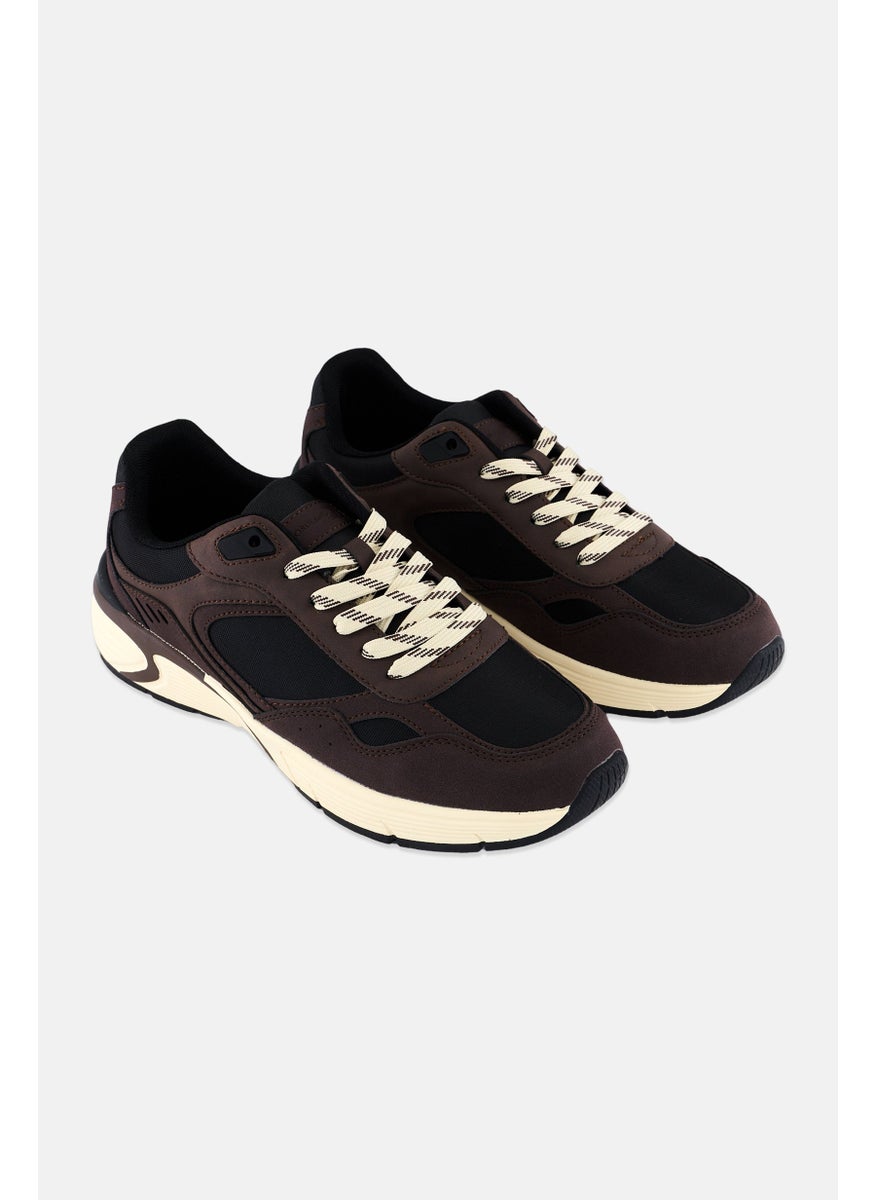Nordland - Men Lace Up Casual Shoes, Dark Brown - Image 1