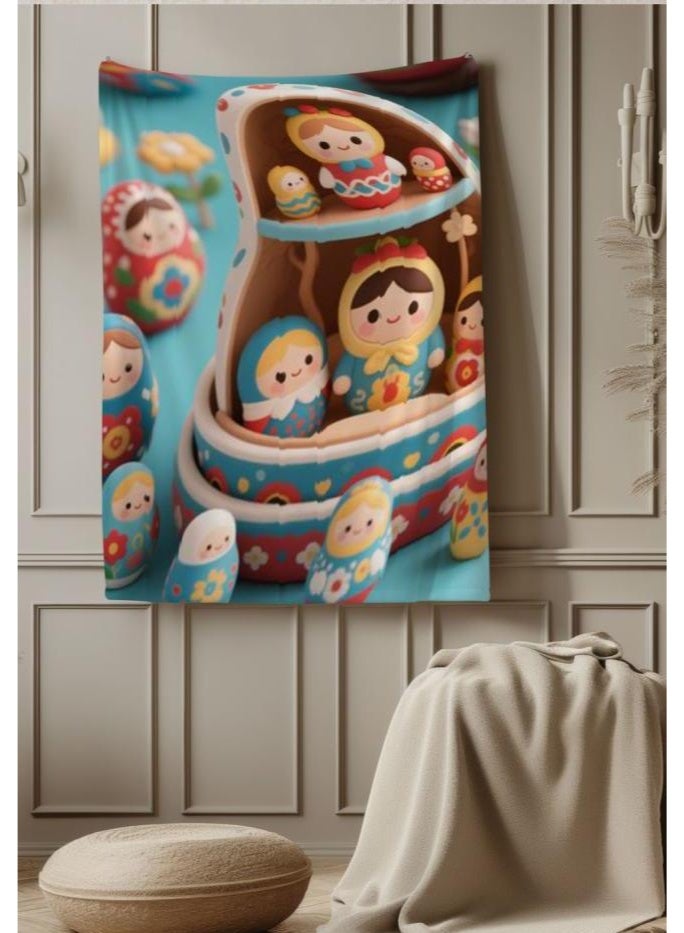general Baby and children's cartoon flannel thin blanket (warm and comfortable, suitable for sleep, game use) 70cm*100cm - Image 1