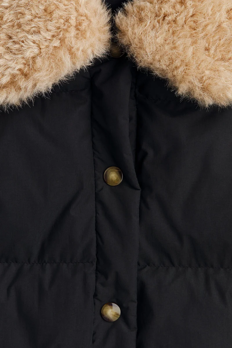 H&M Collared puffer jacket