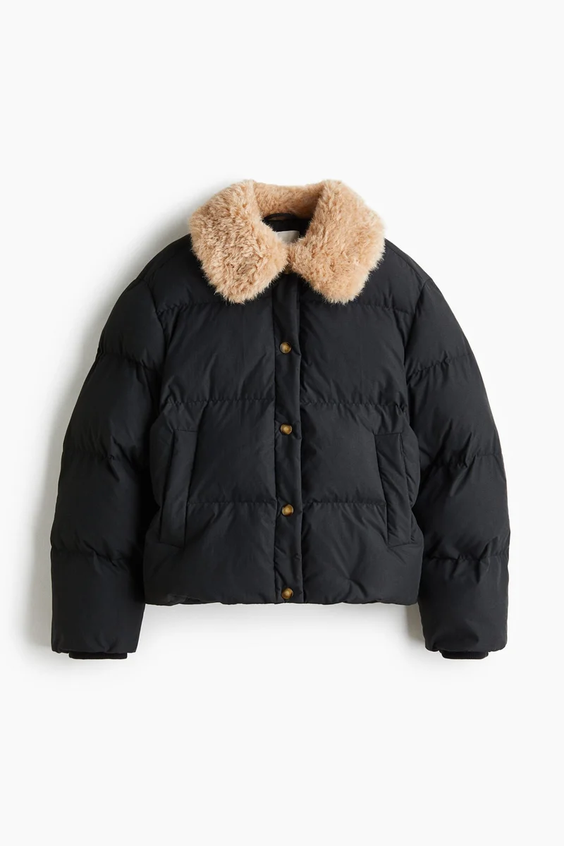 H&M Collared puffer jacket