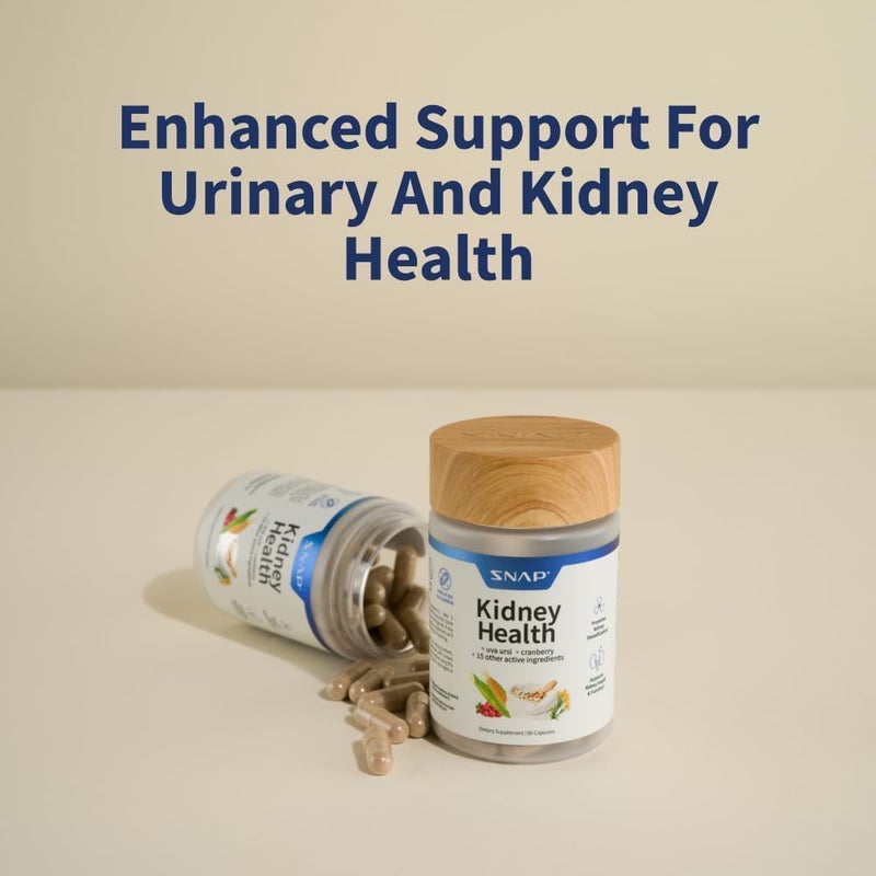 Snap Supplements Kidney Health Support Supplement with Vitamins Uva Ursi Cranberry Extract and Stinging Nettle Leaf Powder Supports Kidney and Urinary Tract Health for Women and Men 60 Capsules - Image 5