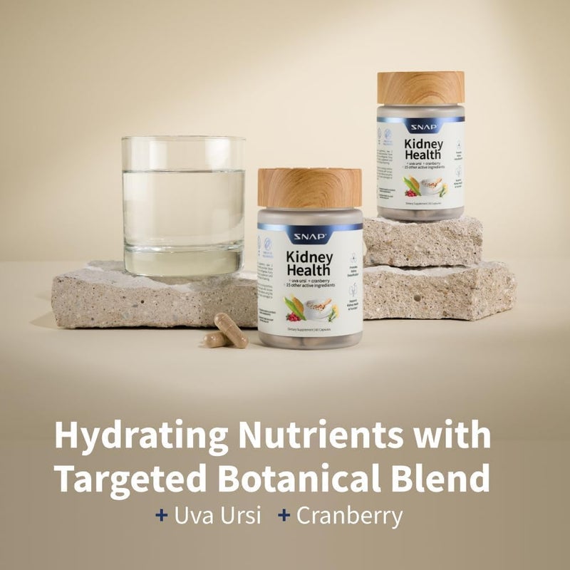 Snap Supplements Kidney Health Support Supplement with Vitamins Uva Ursi Cranberry Extract and Stinging Nettle Leaf Powder Supports Kidney and Urinary Tract Health for Women and Men 60 Capsules - Image 2