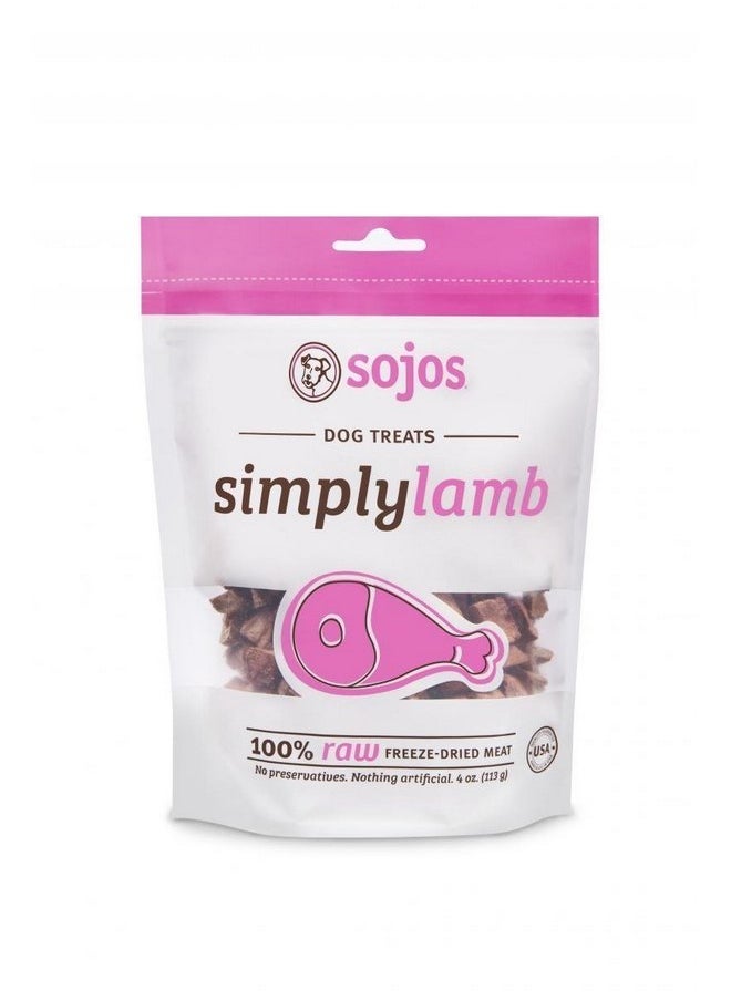 Sojos Sojos Simply Lamb Dog Treats 4oz - 2 Pack 