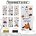 OWill 120 Pcs Halloween Cellophane Treat BagsHalloween Candy Bags with130 Pcs Gold and Black Twist Ties Trick or Treat Goodie Bags for Halloween Party Supply106 51 inch - Image 4
