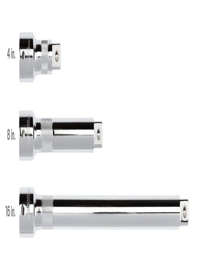 تيكتون طقم تمديد مقبس محرك TEKTON 3/4 بوصة، 3 قطع (4، 8، 16 بوصة) | SHA93003 - Image 2