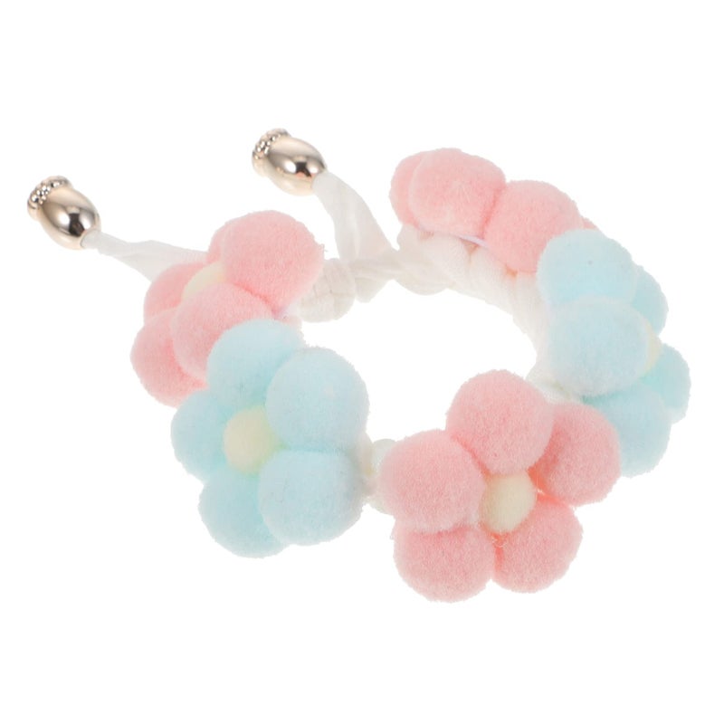Adjustable Hand Knitted Pet Collar With Flower For Dogs And Cats Soft Comfortable Fashionable Accessory Xs - Image 2