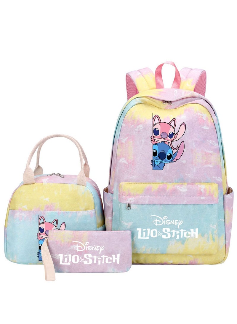 ستيتش حقيبة ظهر مطبوعة من ثلاث قطع