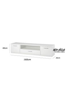 Generic Modern TV unit - height 40 cm - width 160 cm - depth 30 cm, from Furniture Store.  - Image 3
