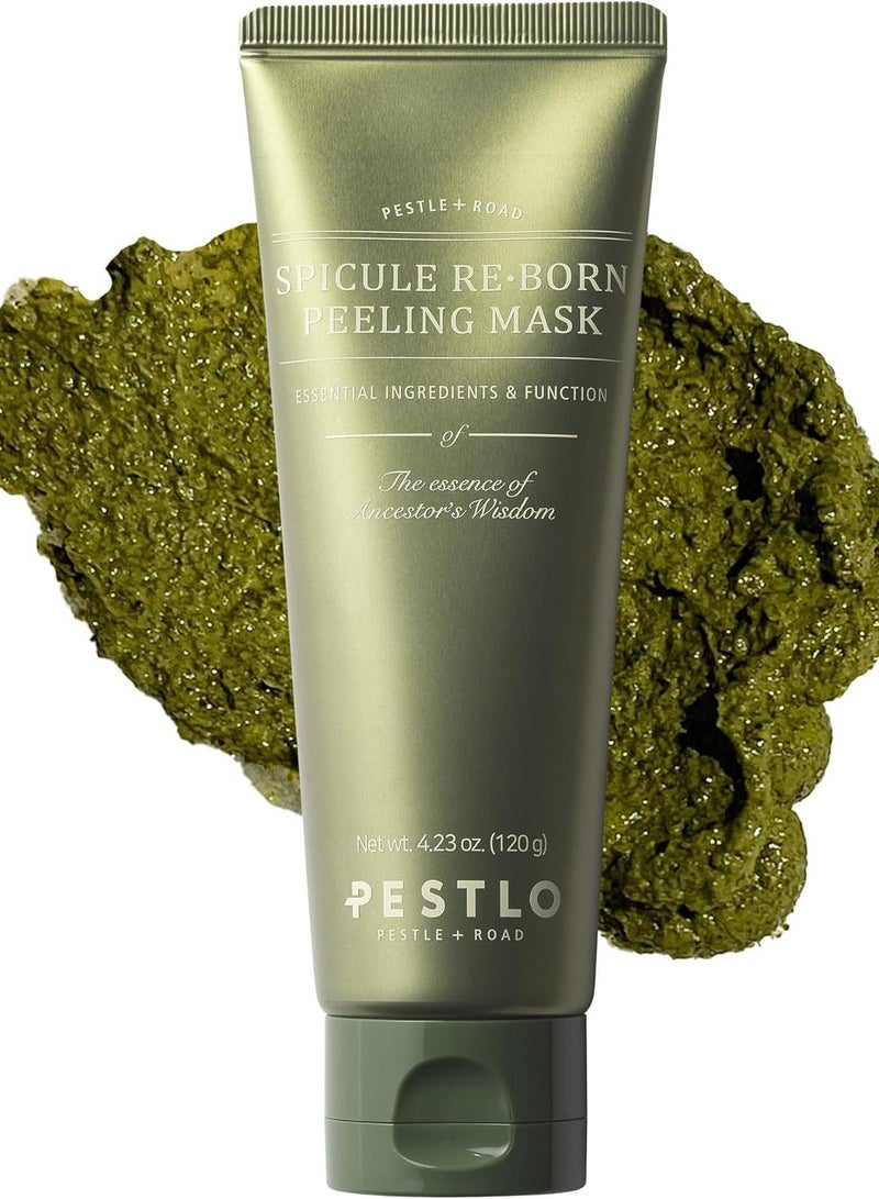 PESTLO PESTLE ROAD Baby Collagen Glow Mask - Korean Face Mask Skincare for Elasticity, Firmness, Radiant Skin, Pore Care, Infused with Reallagen, Aginon, Volufiline & Spicule Re-Born Exfoliating Peeling Mask 4.23 oz./120ml - Micro-Needling, Gentle Exfoliation, Nourishing, Hydrating, Sebum Control, Soothing, Radiant Skin, Pore Tightening, All Skin TypesBundle - Image 3