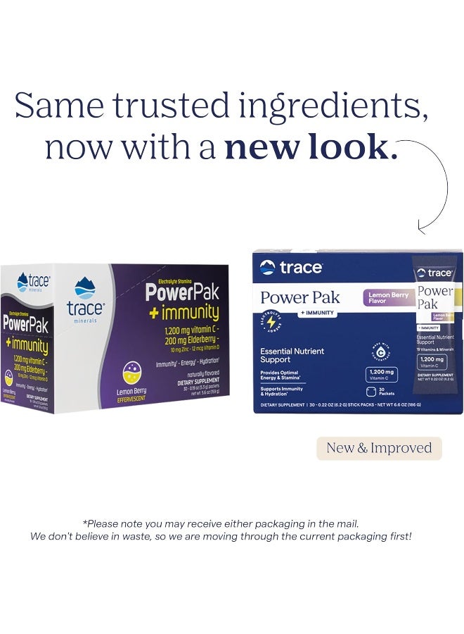 Trace Minerals Power Pak Lemon Berry Flavor for Immunity Support - Image 3