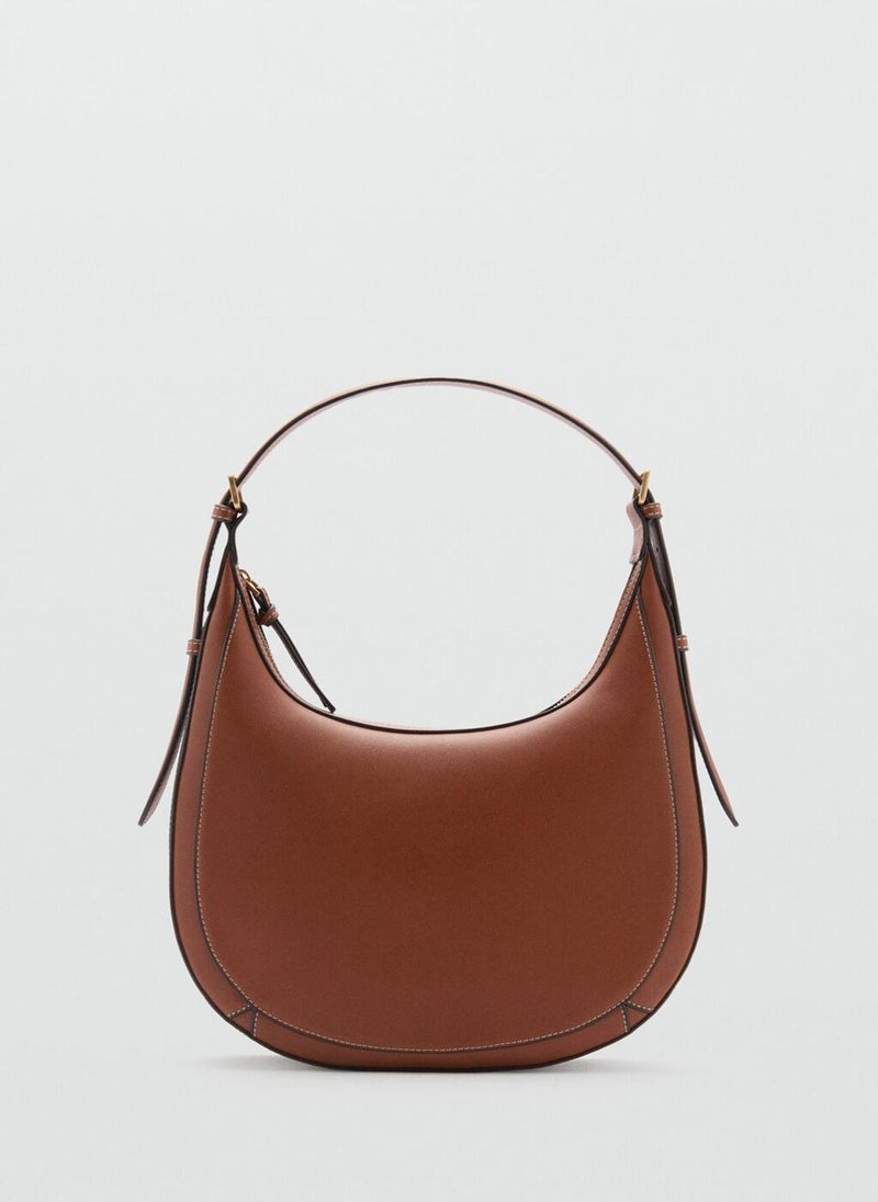 MANGO Oval Shoulder Bag  - Image 1