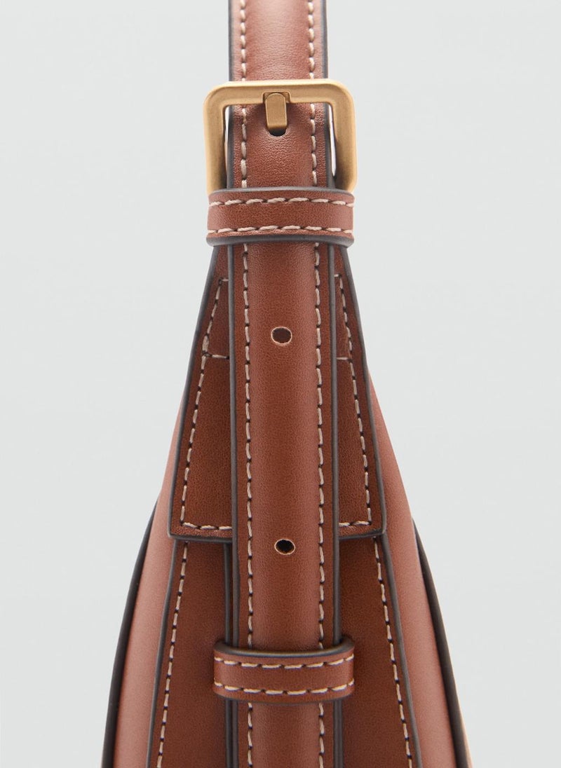 MANGO Oval Shoulder Bag  - Image 4