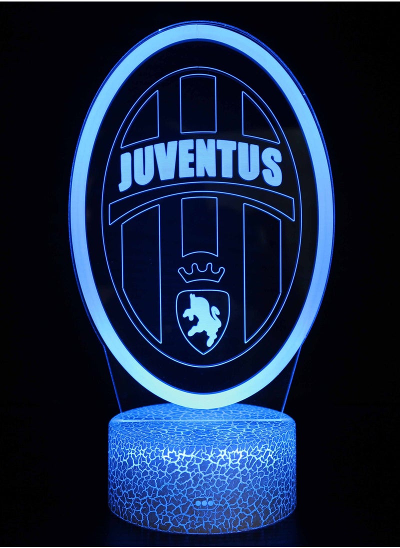 Five Major League Football Team 3D LED Multicolor Night Light Touch 7/16 Color Remote Control Illusion Light Visual Table Lamp Gift Light Team Juventus - pzsku/Z42530F2B8CE80D95A34CZ/45/_/1660387551/a14d325d-51cf-44ea-9a25-9904059f1230