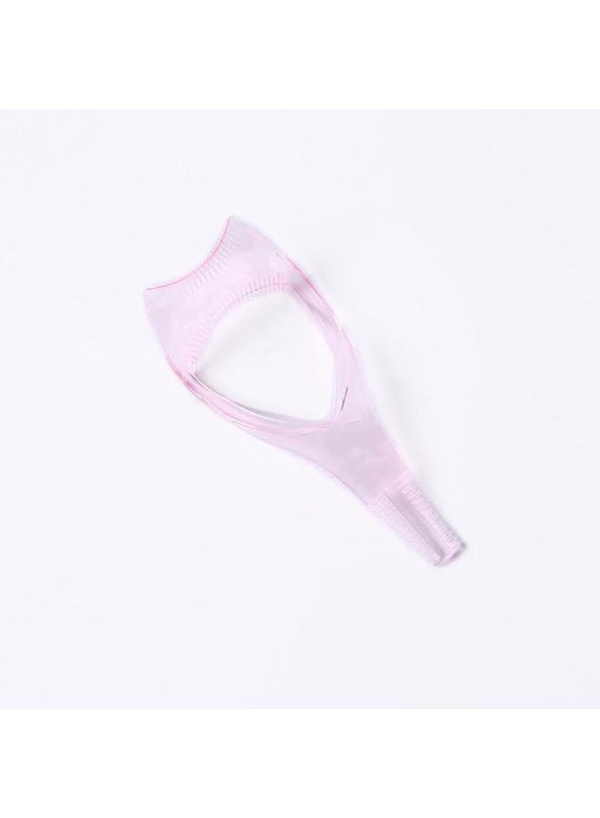 Generic Pink Mascara Shield with Curling Comb