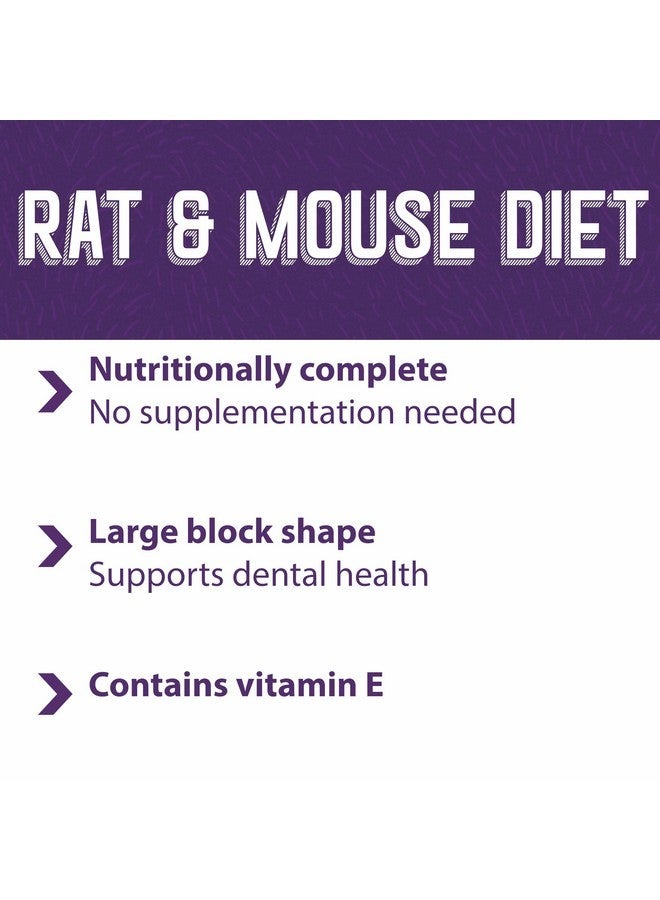 Mazuri | Pet Rat & Mouse Food | Rodent Pellet Blocks| 2 Pound (2 Lb.) Bag - Image 5
