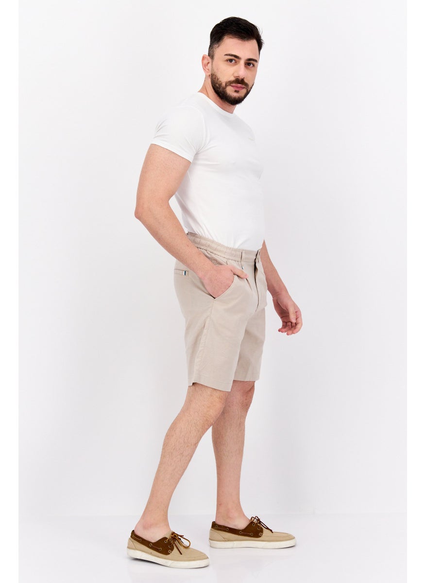 Men Solid Basic Shorts, Light Tan - pzsku/Z42533112122EB0633FBAZ/45/_/1737641941/425a6cd7-d16e-426a-b2d6-58fe860fe05a