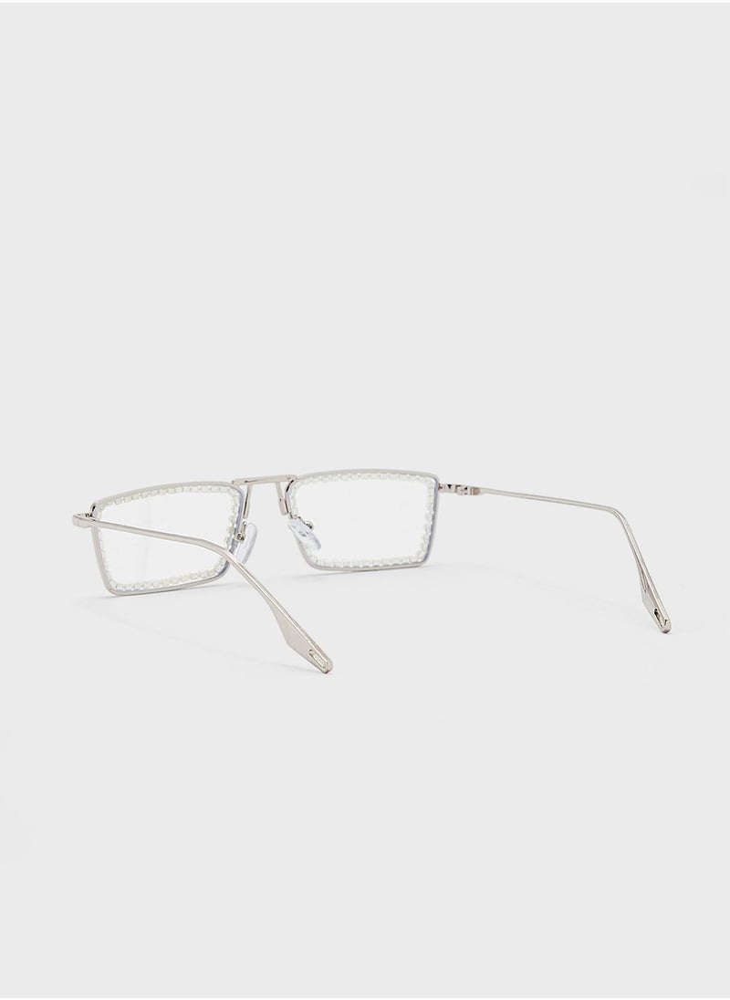 ELLA - Rectangular Frame  Anti Blue Lens Laptop Optic Gla - Image 1