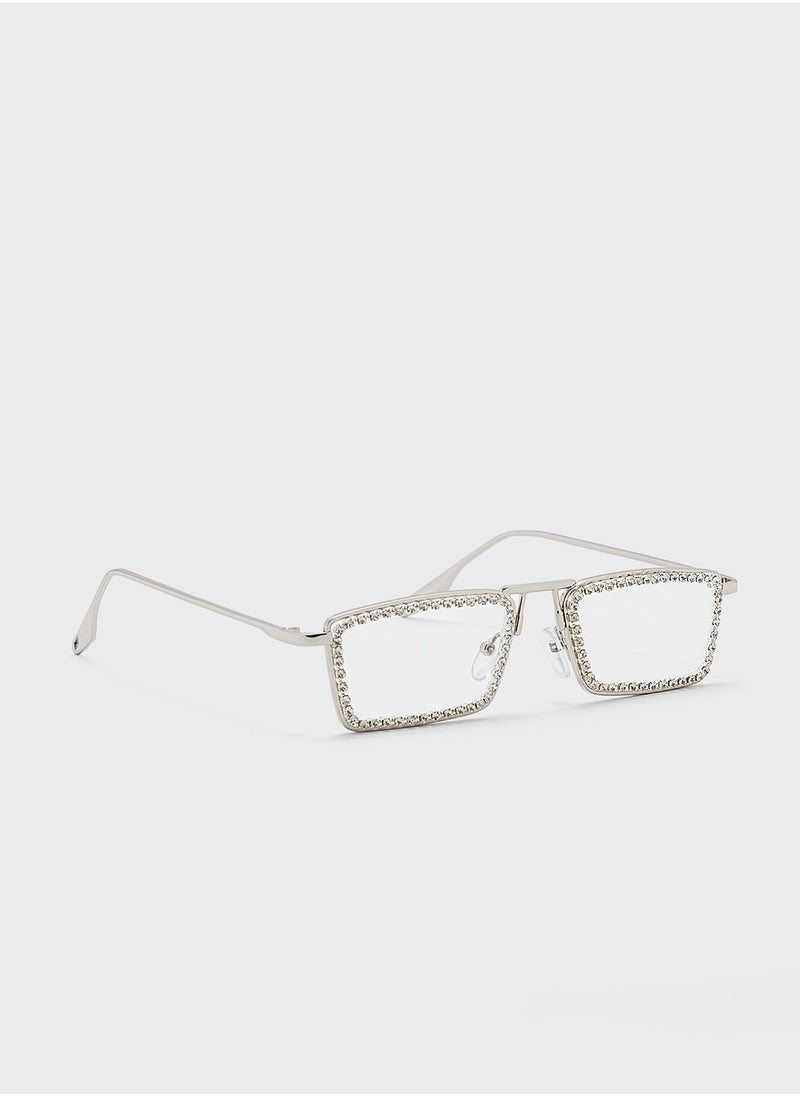 ELLA - Rectangular Frame  Anti Blue Lens Laptop Optic Gla - Image 1