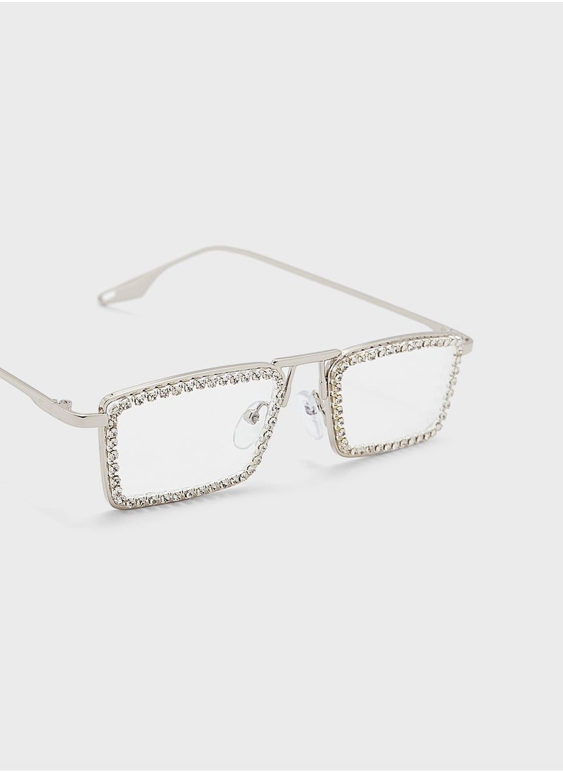 ELLA - Rectangular Frame  Anti Blue Lens Laptop Optic Gla - Image 1