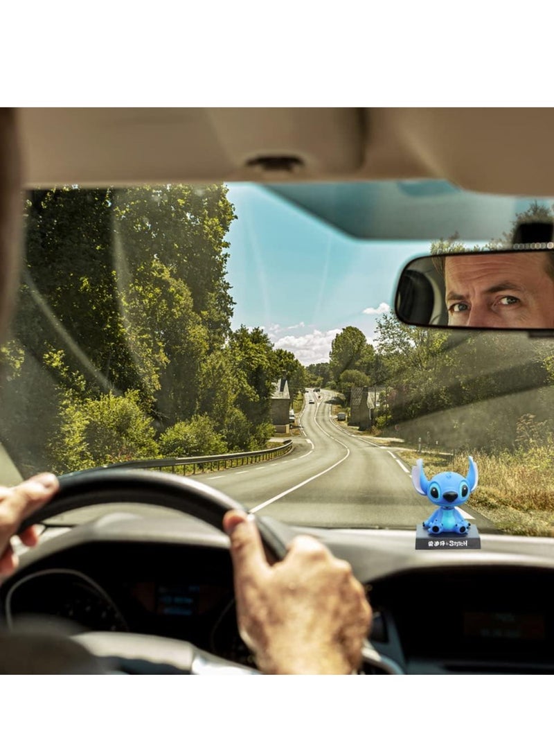 Stitch Action Figure Limited Edition, Bobblehead with Mobile Holder for Car Dashboard, Office Desk & Study Table